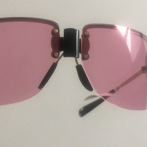 NWT Tory Burch Pink Shield Runway Sunglasses - Picture 6 of 12